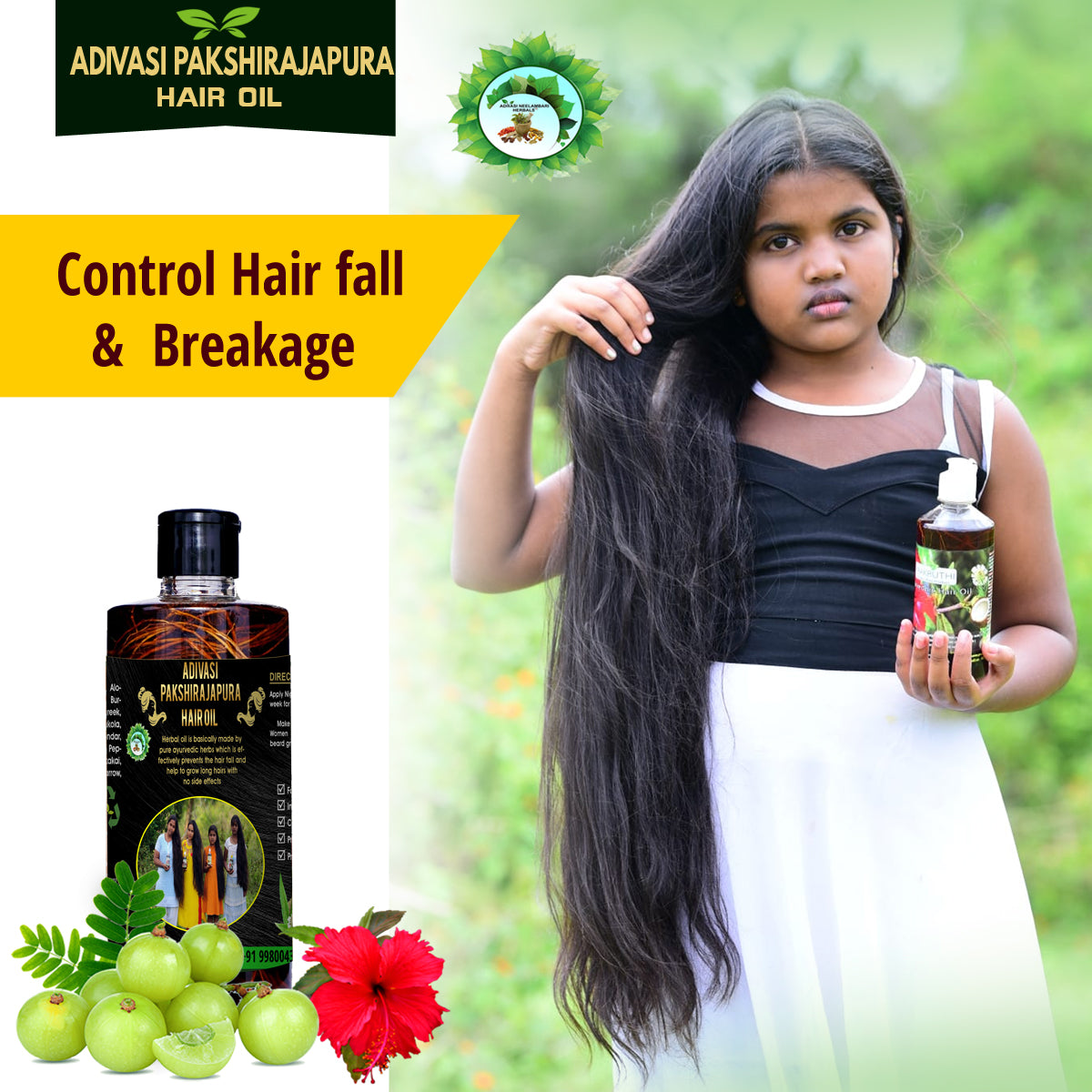 ADIVASI PAKSHIRAJAPURA HAKKI PIKKI  HAIR OIL ALL VARIENTS